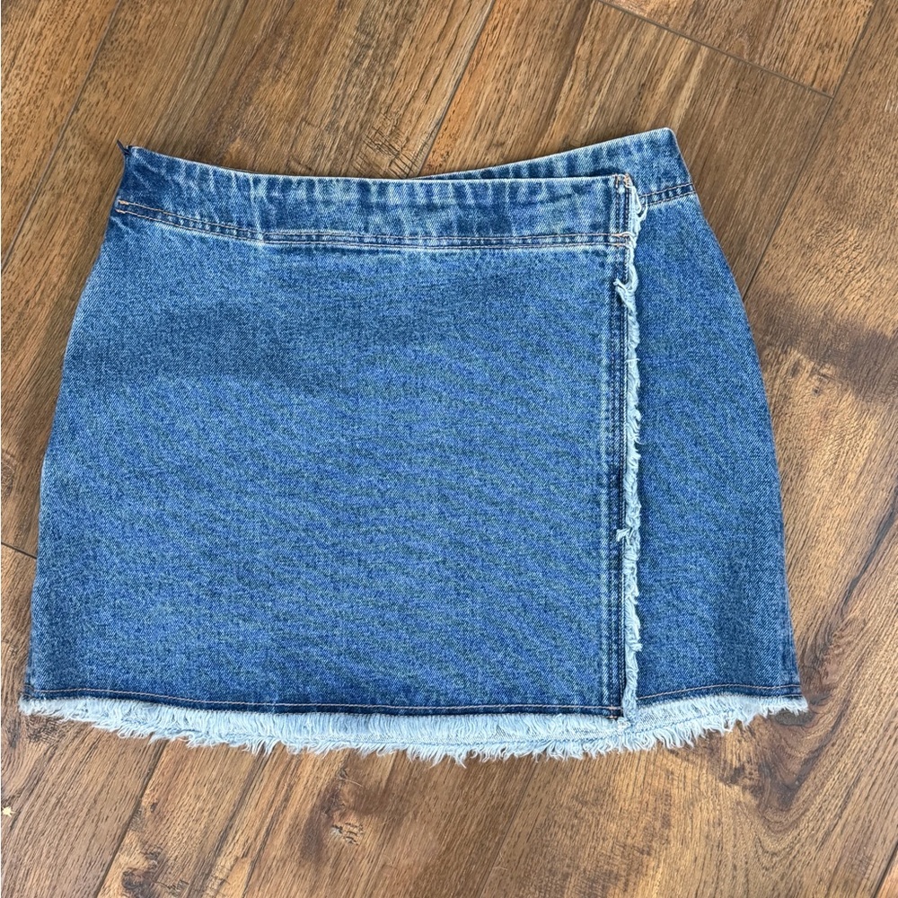 NATURAL LIFE Denim Mini Skirt